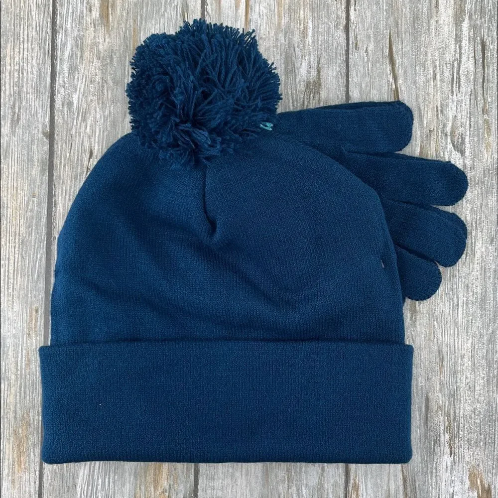 Disney’s Stitch Beanie Hat With Pom Pom & Glove Set